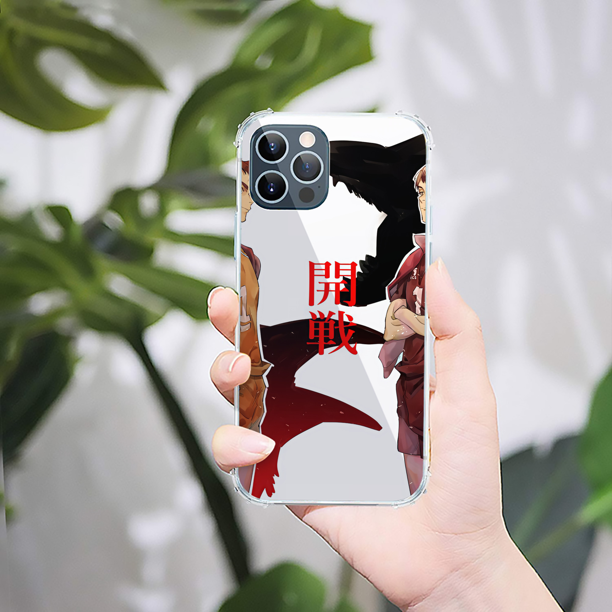 （画像用） ハイキュー!! Haikyu!! 【iPhone 12シリーズ対応】透明スマホケース（クリアソフトケース）